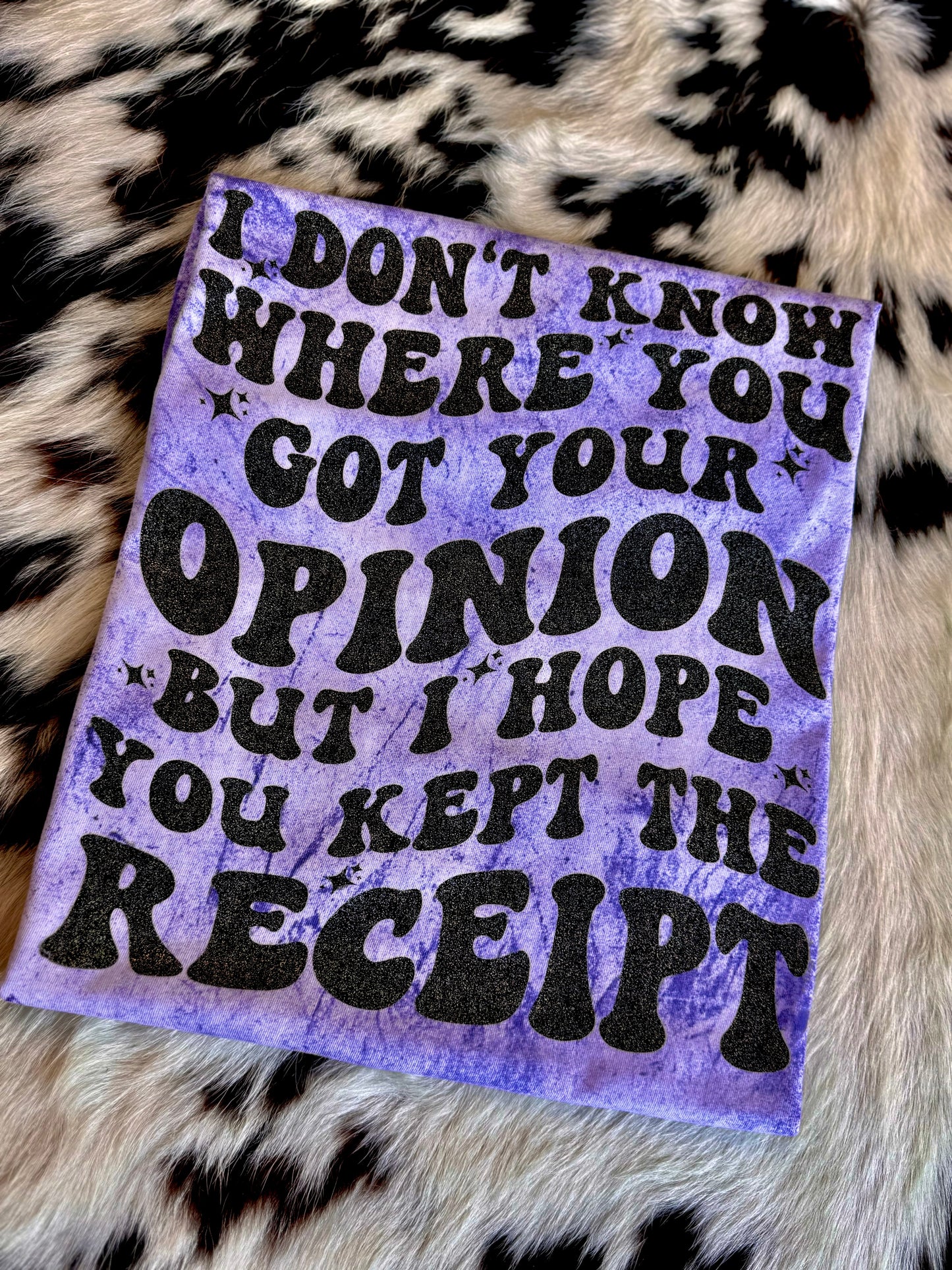 Kept The Receipt Tee