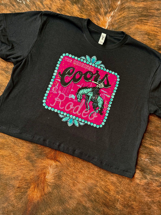 The Original Coors Rodeo Cropped Tee