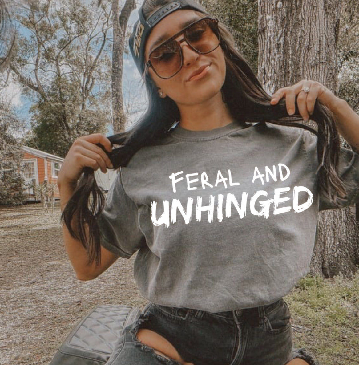 Feral and Unhinged Tee