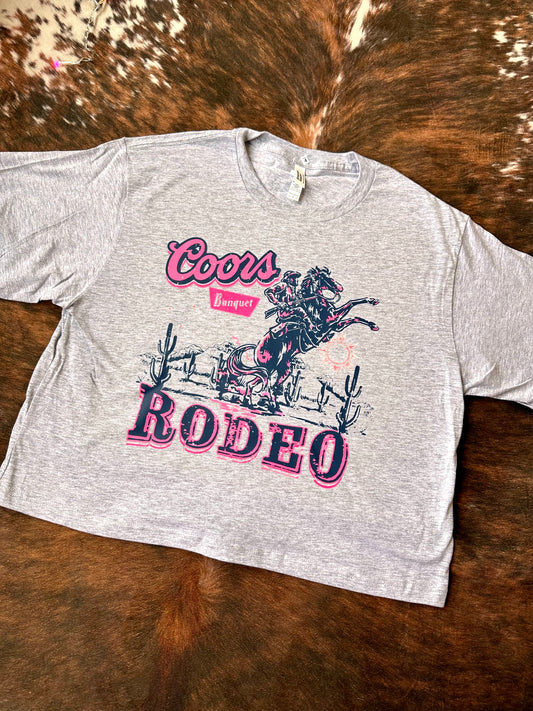 Coors Rodeo Cropped Tee