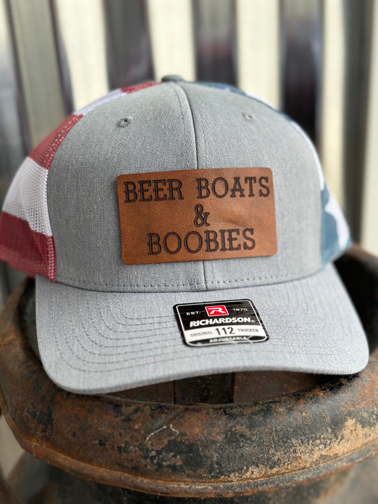 Beer Boats & Boobies Hat