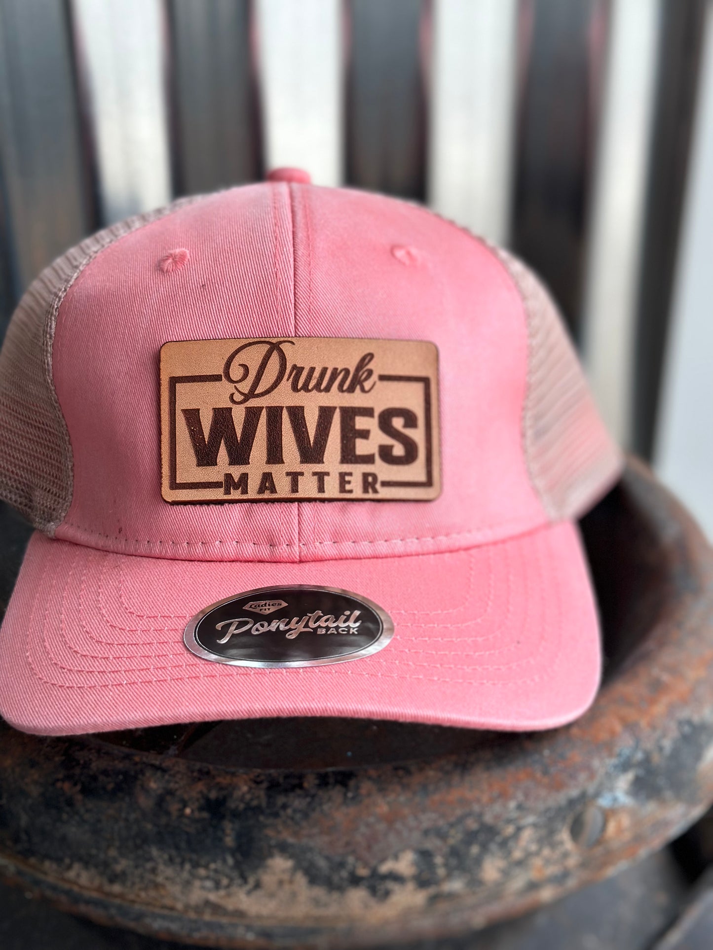Drunk Wives Matter - Ponytail Hat