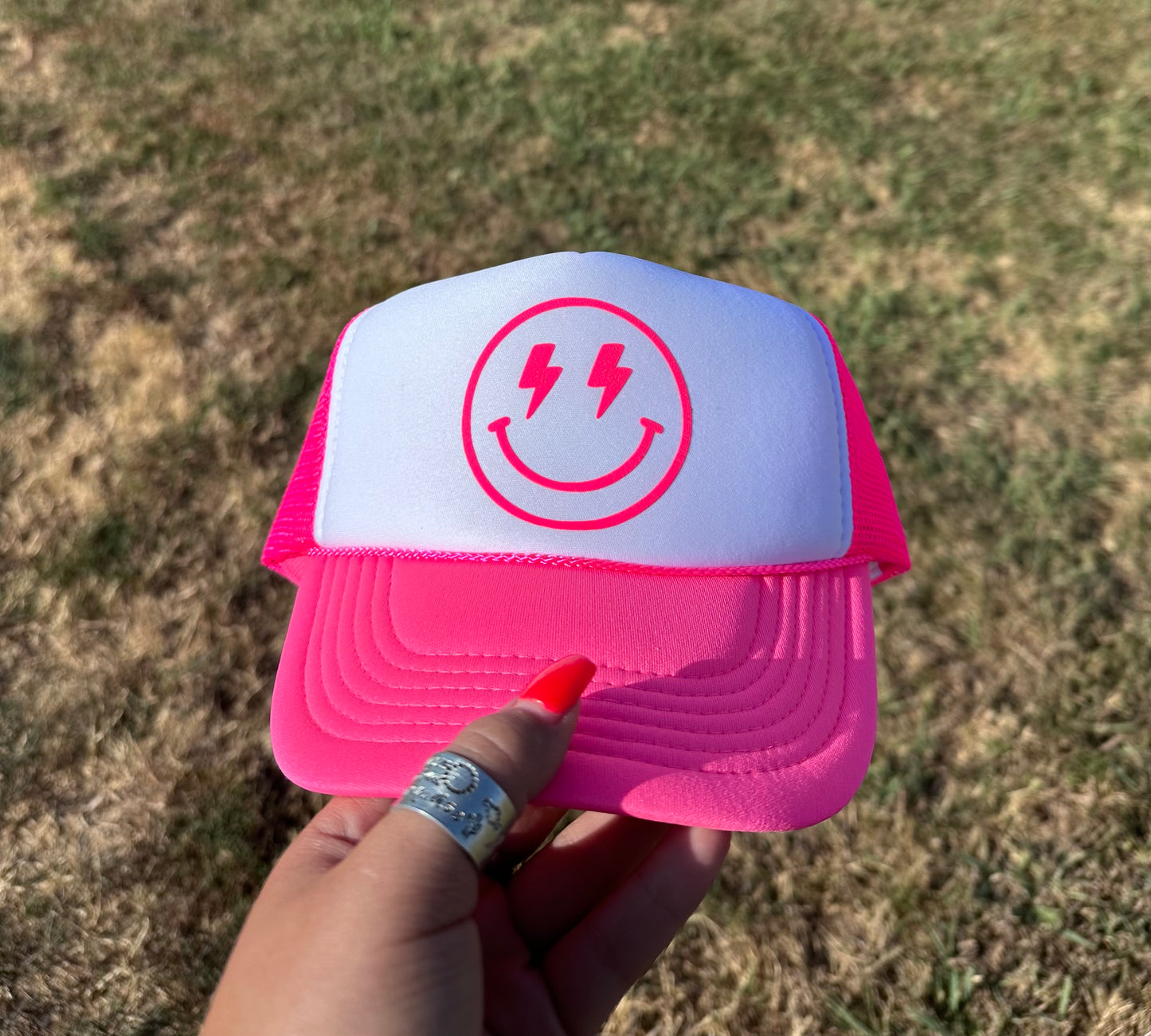 Smiley  - Foam Trucker Hat