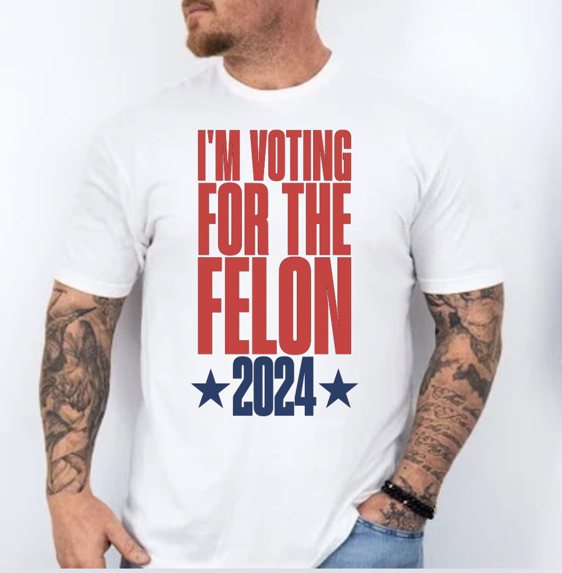 Voting For The Felon Tee