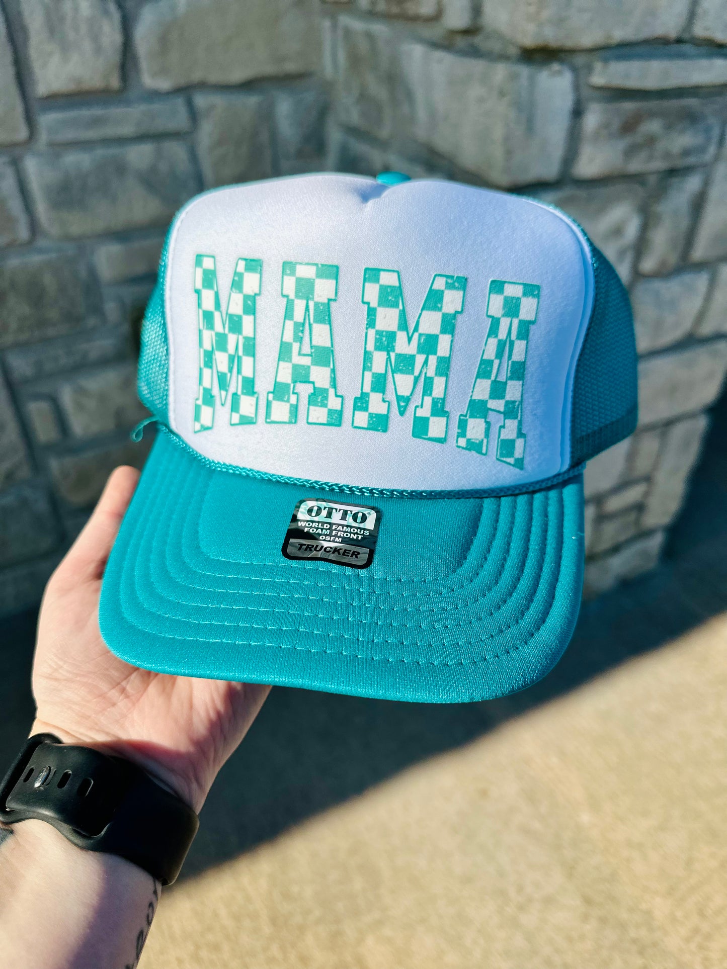 Checkered Mama - Foam Trucker