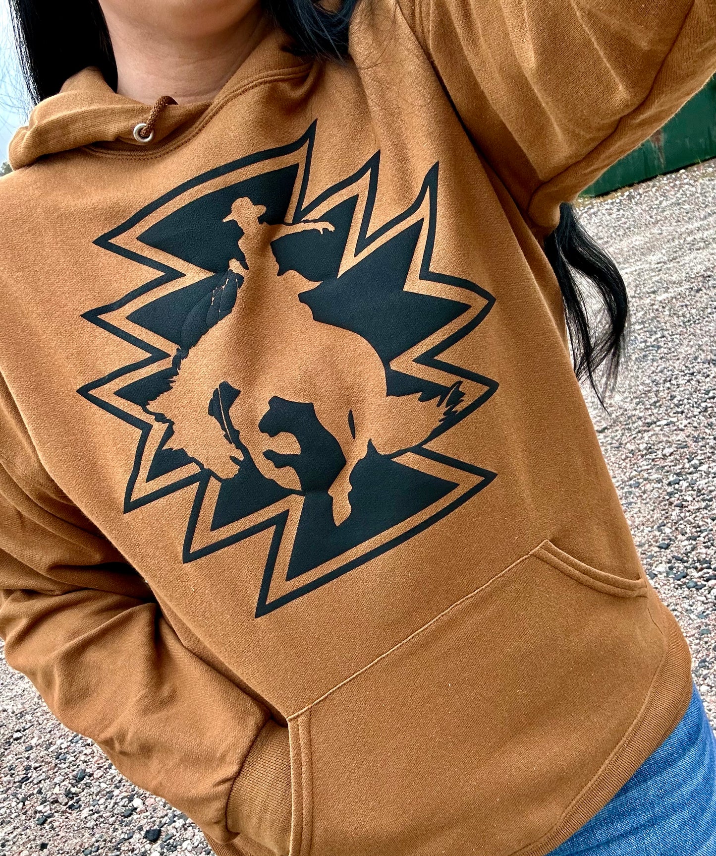 Buckin’ Aztec Hoodie/Sweatshirt