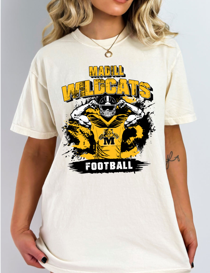 Madill Wildcats Football Tee