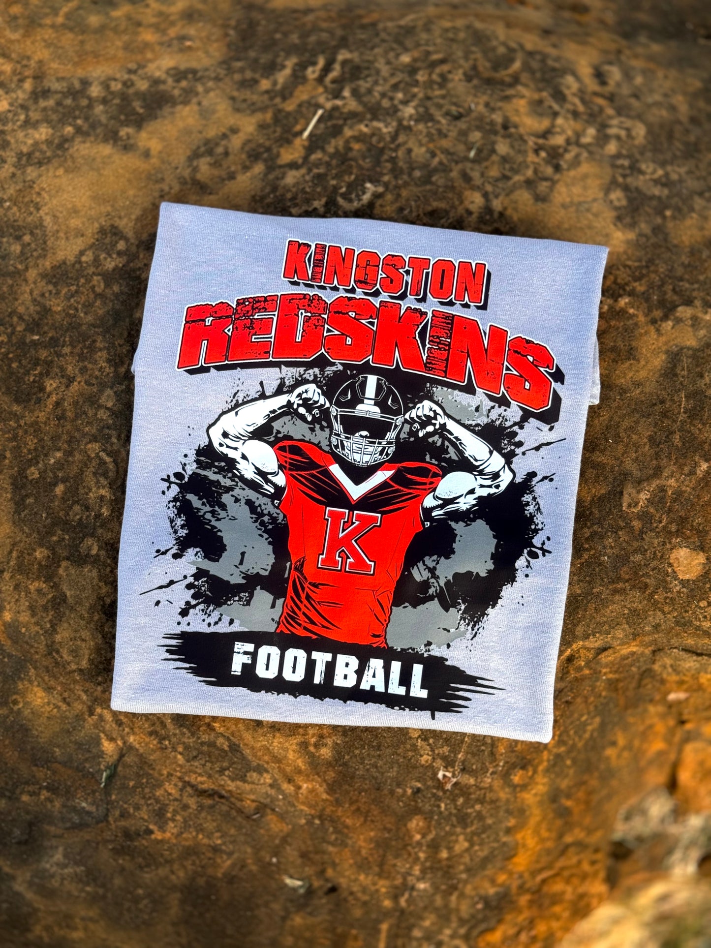 Kingston Redskins Football Tee