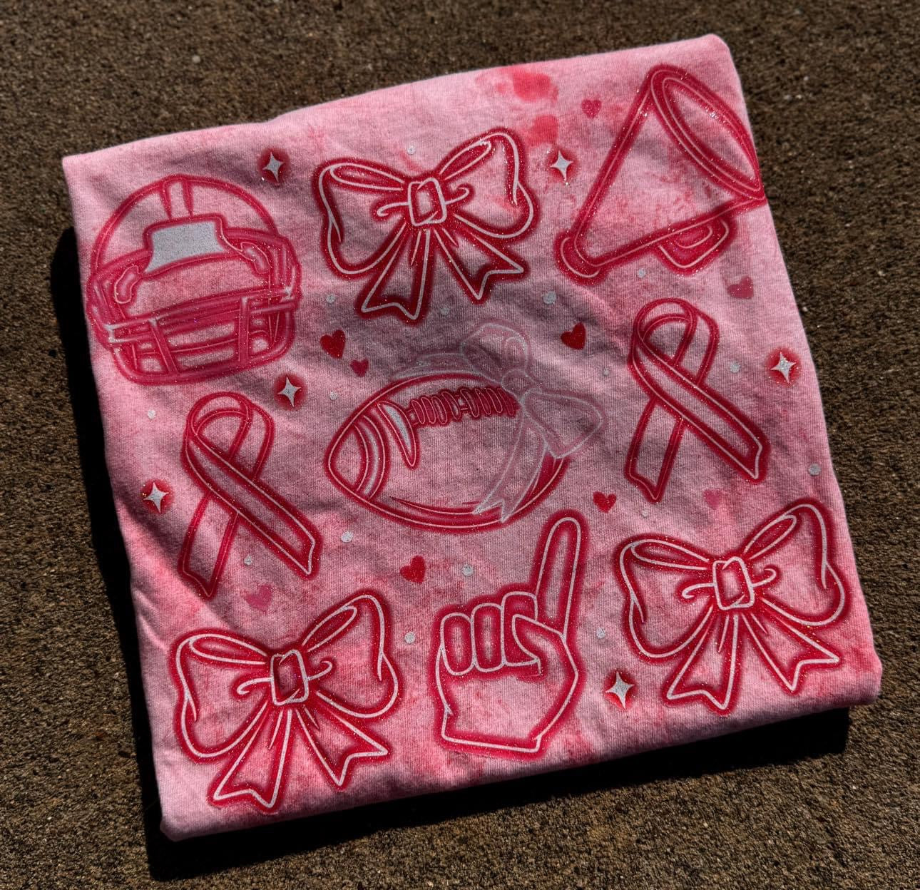 Pink Out Collage Tee