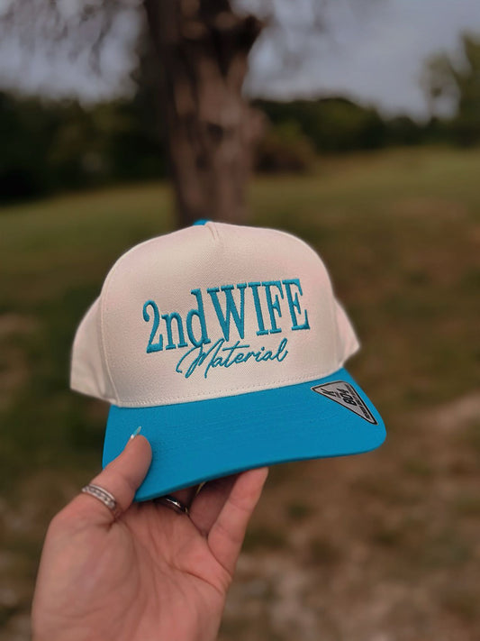 2nd Wife Material Embroidered Hat