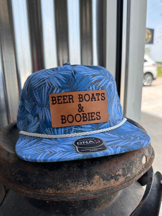 Beer Boats & Boobies Hat