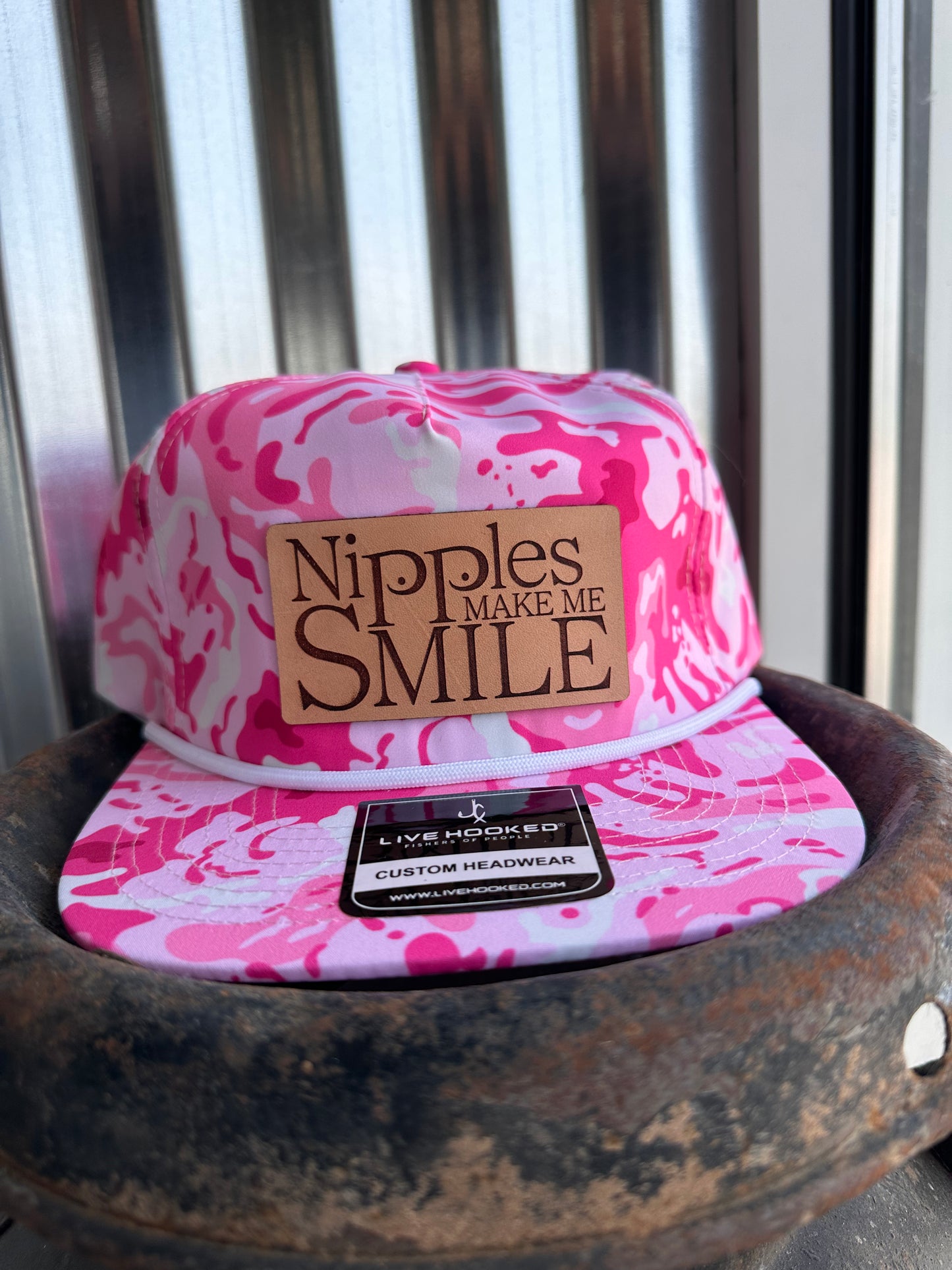 Nipples Make Me Smile Hat