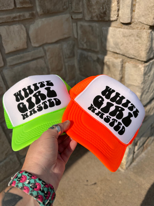 White Girl Wasted - Foam Trucker Hat