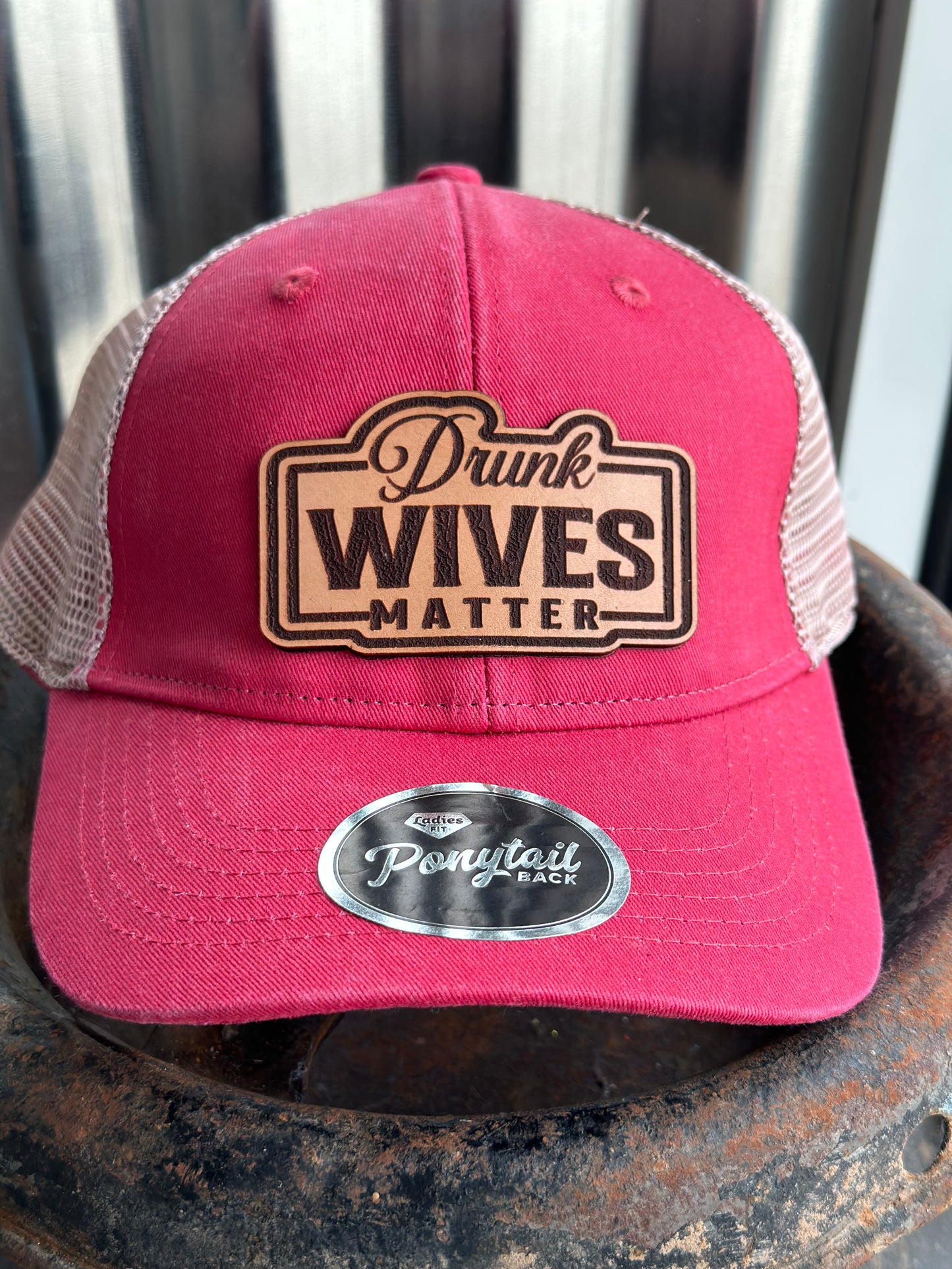 Drunk Wives Matter - Ponytail Hat